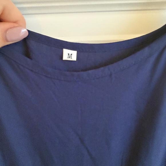 Dark Blue Sun Dress - Picture 2 of 2